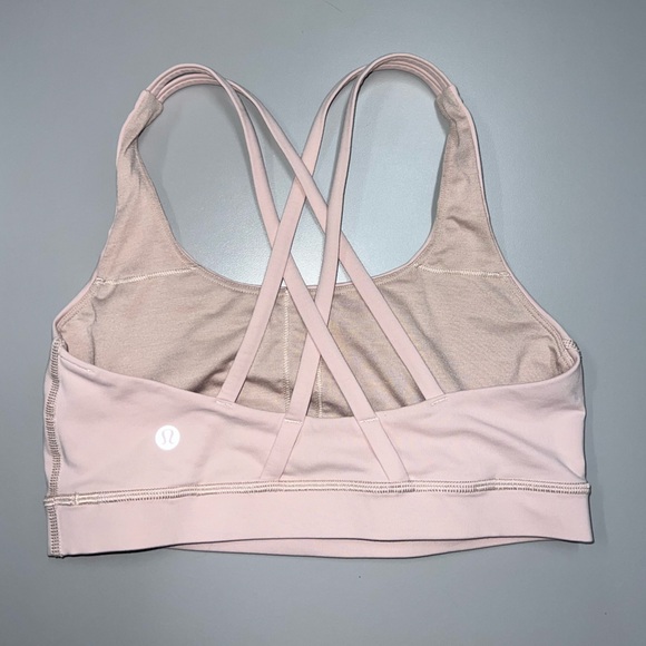 Lululemon 🍋 Energy Bra Medium Support, B–D Cups in Misty Shell Size 6 - Picture 3 of 8
